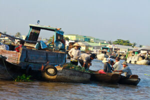 11Cai Rang Market in Mekong Delta Vietnam