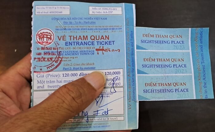 tickets to visit hoi an