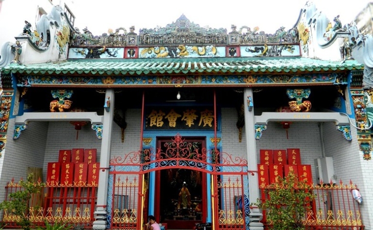 Thien Hau Old Temple in HCM Vietnam