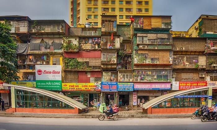 tube houses in vietnam