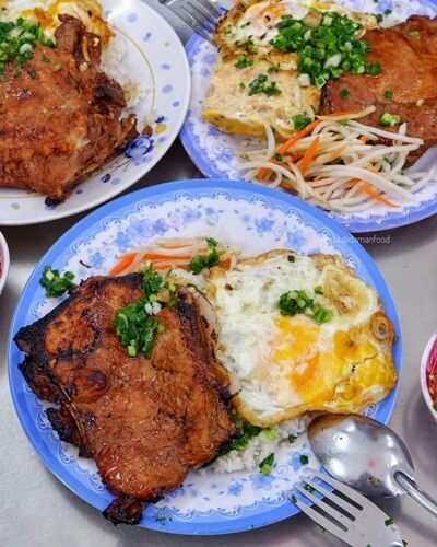vietnamese grilled pork chop broken rice recipe