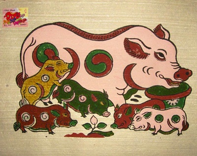 dong ho painting the pig