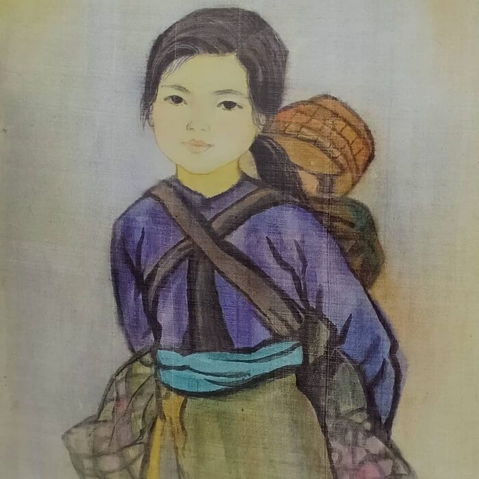 vietnamese silk painting
