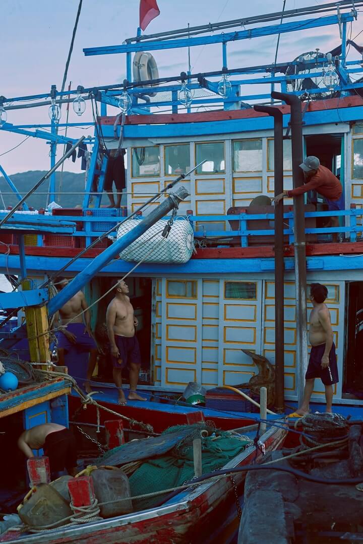 fishing village in quy nhon city